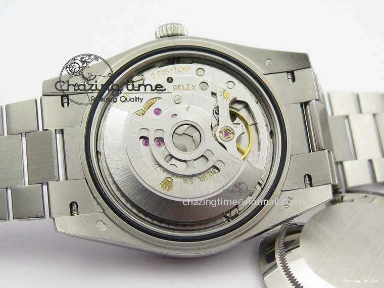 0521 Day-Date 40mm 228206 SS Noob 1:1 Best Edition Quadrant Textured Ice Blue Dial On SS Bracelet A Timeless 3801